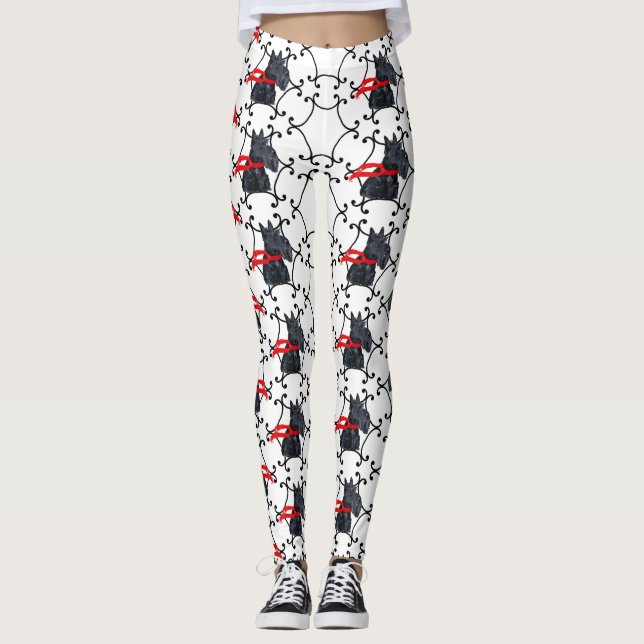 Scottie Dog Leggings (Front)