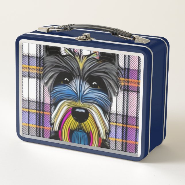 Scottie Dog Metal Lunch Box (Front)
