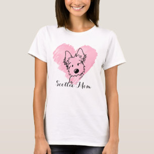 Scottie Dog Mum T-Shirt