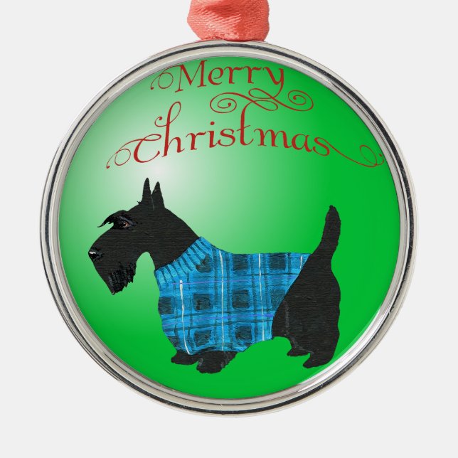 Scottie Dog Ornament (Front)