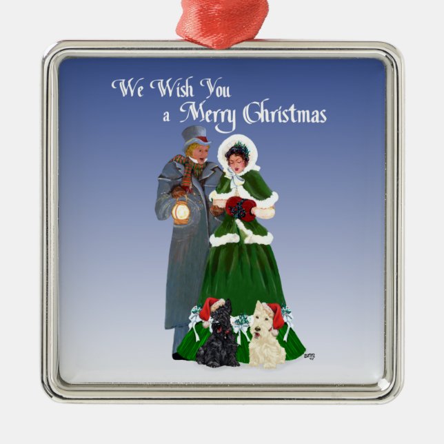 Scottie Dog Ornament (Front)