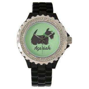 Scottie dog Personalised Watch