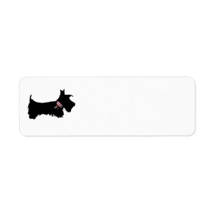 Scottie Dog Return Address Label