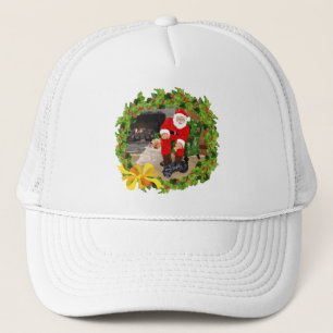 Scottie Dogs at Christmastime Trucker Hat