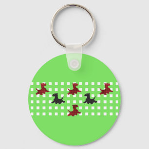 Scottie Dogs Key Ring