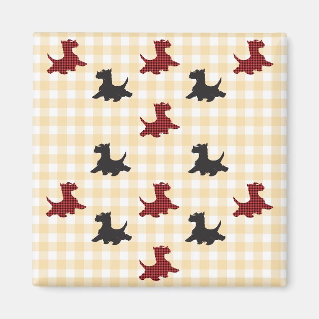 Scottie Dogs Magnet (Front)