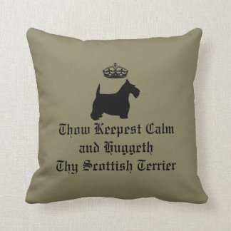 Scottie Keep Calm Your Colour Cushion