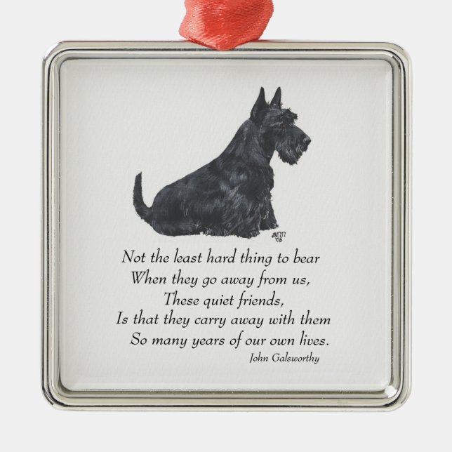 Scottie Keepsake Ornament (Front)
