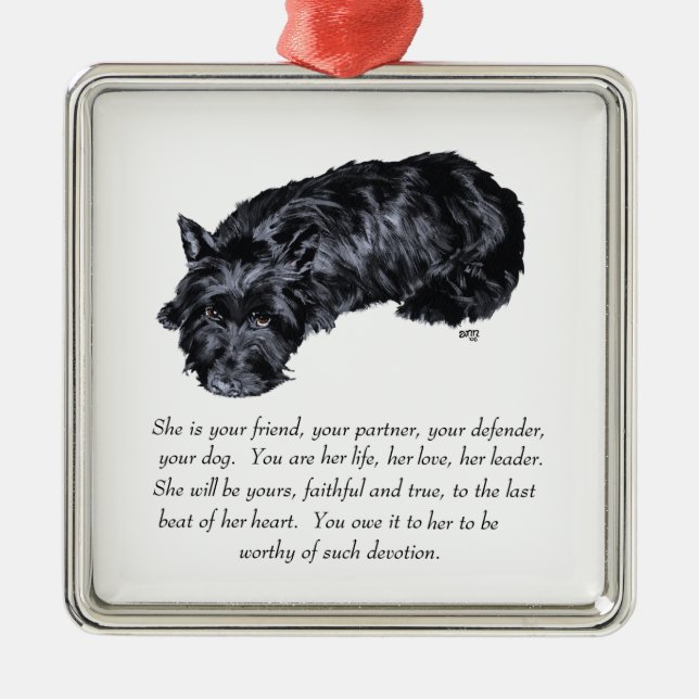 Scottie Keepsake Ornament (Front)