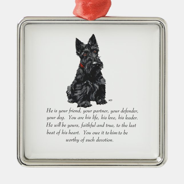 Scottie Keepsake Ornament (Front)