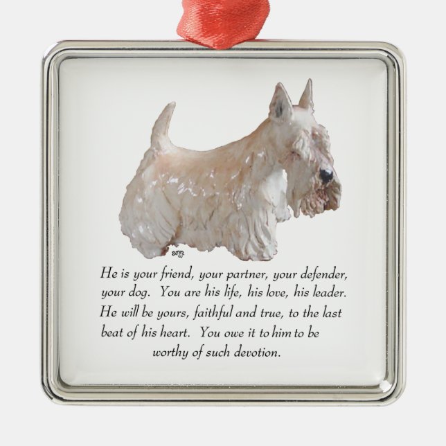 Scottie Keepsake Ornament (Front)