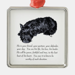 Scottie Keepsake Ornament