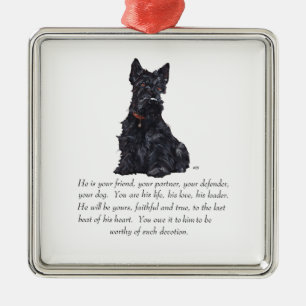 Scottie Keepsake Ornament - MALE