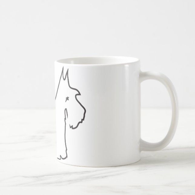 Scottie Lines Coffee Mug (Right)