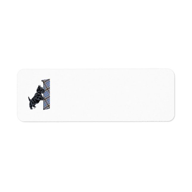 SCOTTIE Monogram I Address Labels (Front)
