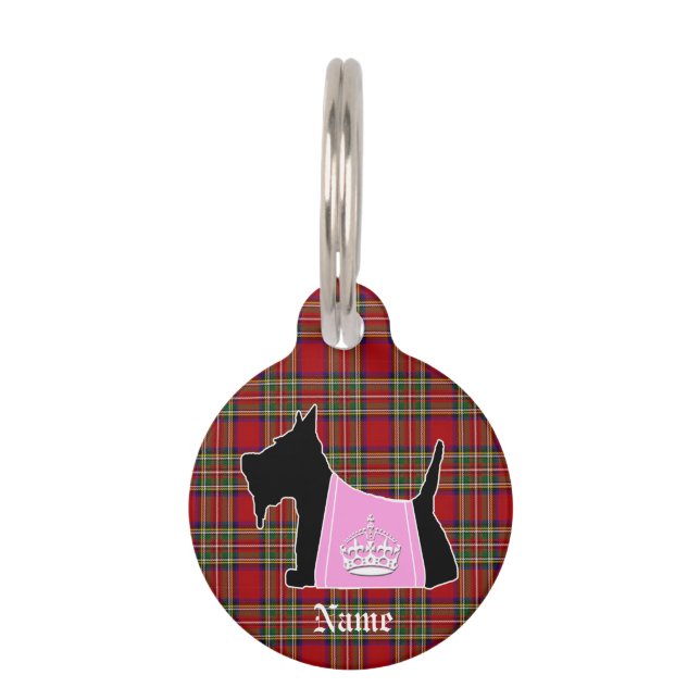 Scottie No. 15 Royal Crown Pet Tag (Front)