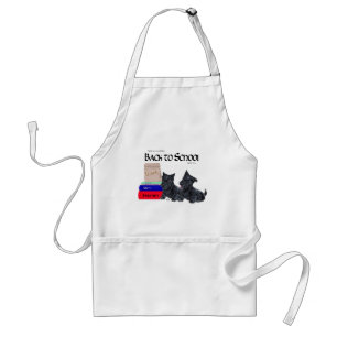 Scottie Puppies Back to School Standard Apron
