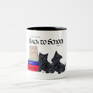 Scottie Puppies Back to School Two-Tone Coffee Mug