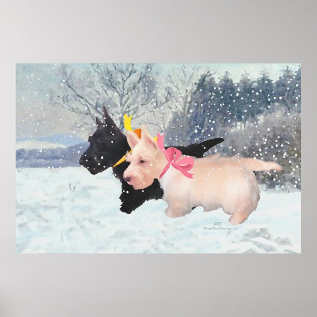 Scottie Puppies Poster (Front)