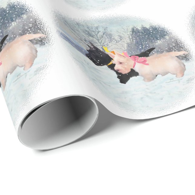 Scottie Pups Wrapping Paper (Roll Corner)