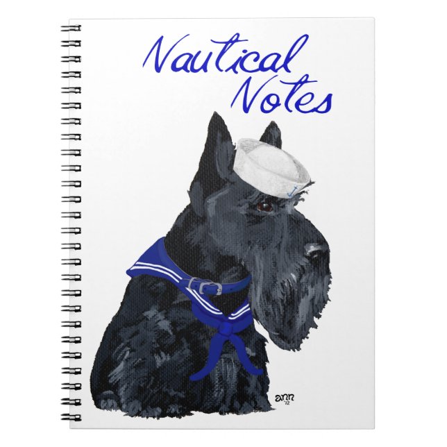 Scottie Sailor Notebook (Front)