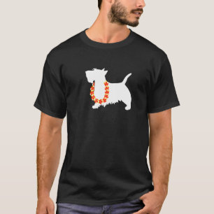 Scottie Scottish Terrier Aloha Hawaiian Lei Dog T-Shirt