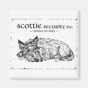 Scottie Sketch - Security? Magnet