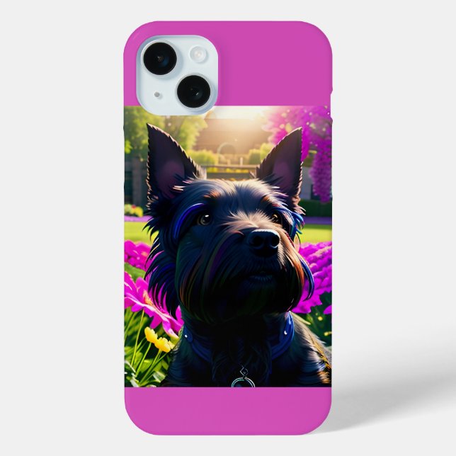 Scottie Terrier Puppy Case-Mate iPhone Case (Back)