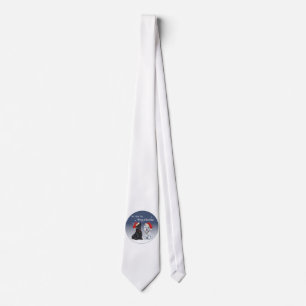 Scottie & Westie Christmas Carols Tie