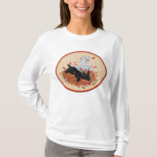 Scottie & Westie Fallen Leaves T-Shirt