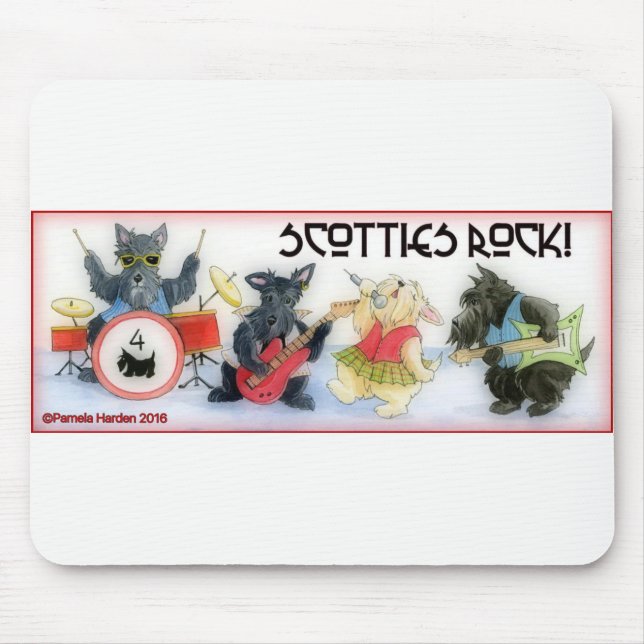 Scotties Rock Mousepad (Front)