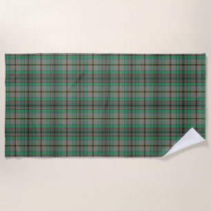 Scottish Accents Clan Craig Tartan Beach Towel