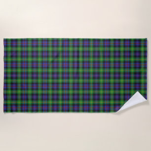 Scottish Accents Clan Farquharson Tartan Beach Towel