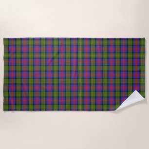 Scottish Accents Clan MacLennan Tartan Beach Towel