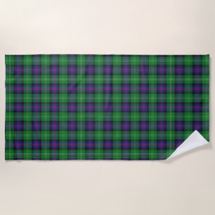 Scottish Accents Clan Sutherland Tartan Beach Towel
