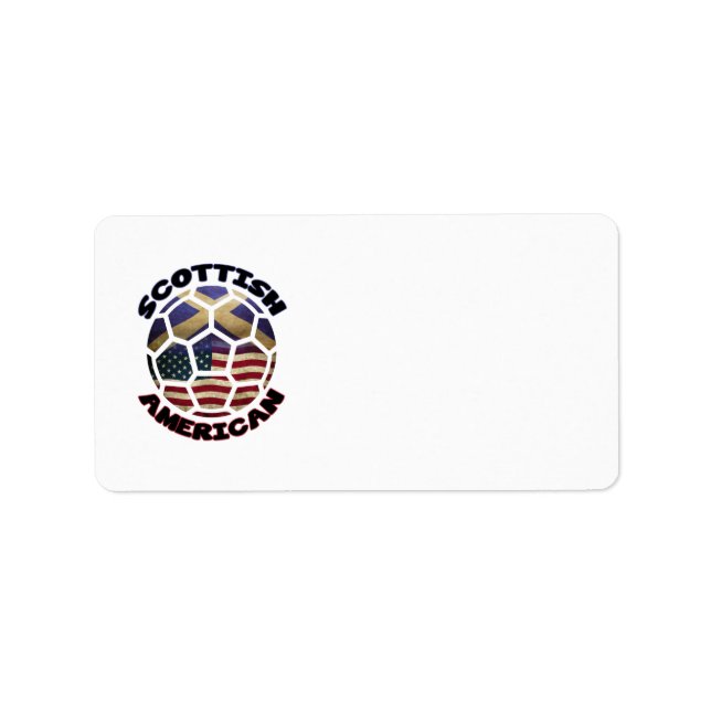 Scottish American Soccer Labels (Front)