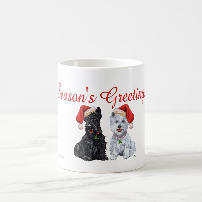 Scottish and West Highland White Terrier Mug (Center)