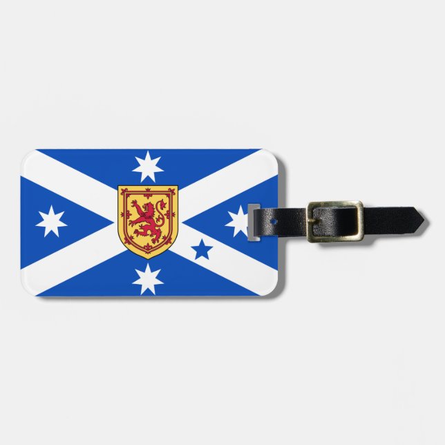 Scottish Australian (Heritage flag) Luggage Tag (Front Horizontal)