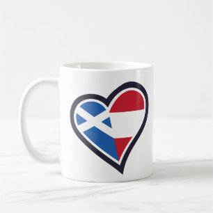 Scottish Austrian Heart – Love Scotland & Austria Coffee Mug