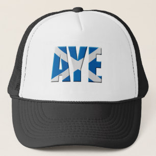 Scottish Aye Trucker Hat
