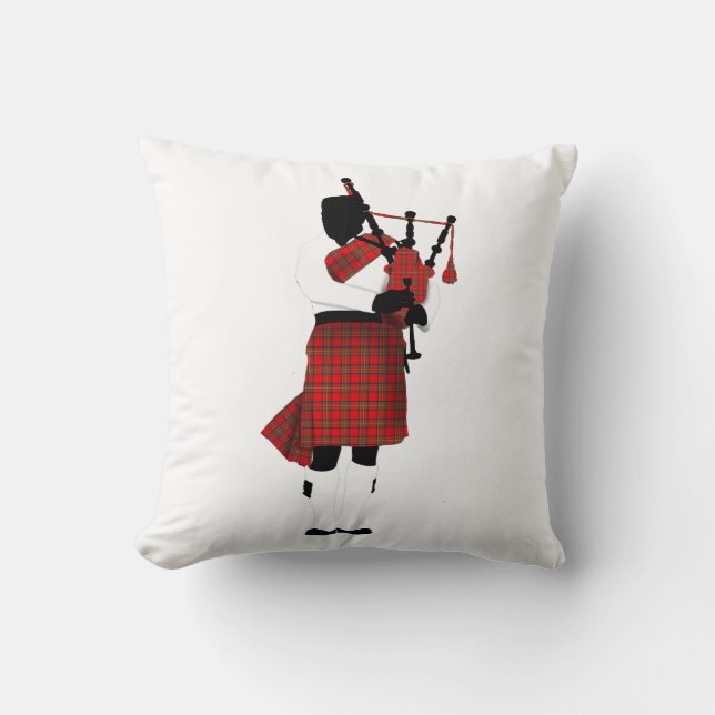 Scottish Bagpipes Cushion (Front)