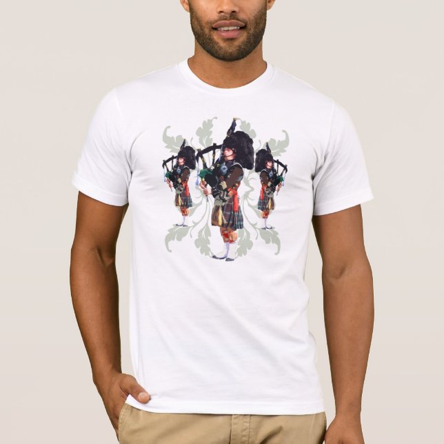 Scottish Bagpipes T-Shirt (Front)