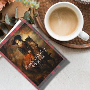 Scottish Birthday Card, Tartan Card