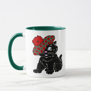 Scottish Black Cat Mug