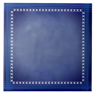 Scottish Blue Ceramic Tile