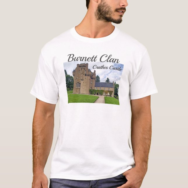 Scottish Burnett Clan's Crathes Castle T-Shirt (Front)