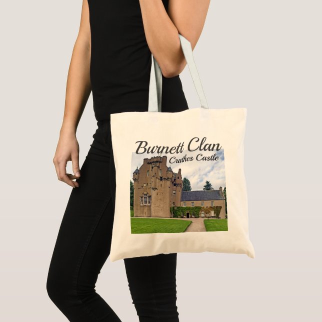Scottish Burnett Clan's Crathes Castle Tote Bag (Front (Product))
