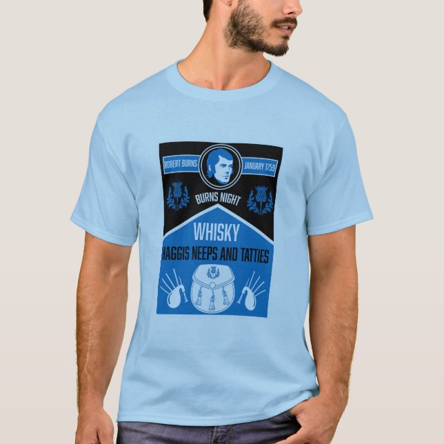 Scottish Burns Night Super T-Shirt (Front)