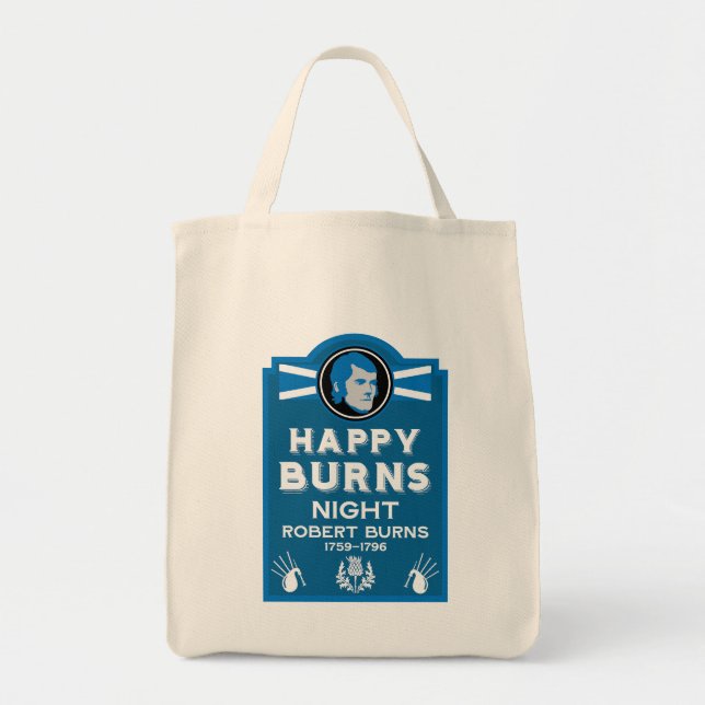 Scottish Burns Night Tote Bag (Front)