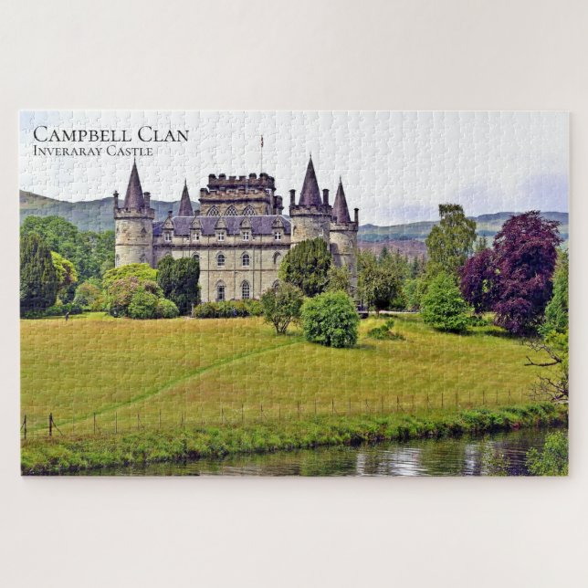 Scottish Campbell Clan's Inveraray Castle Puzzle (Horizontal)